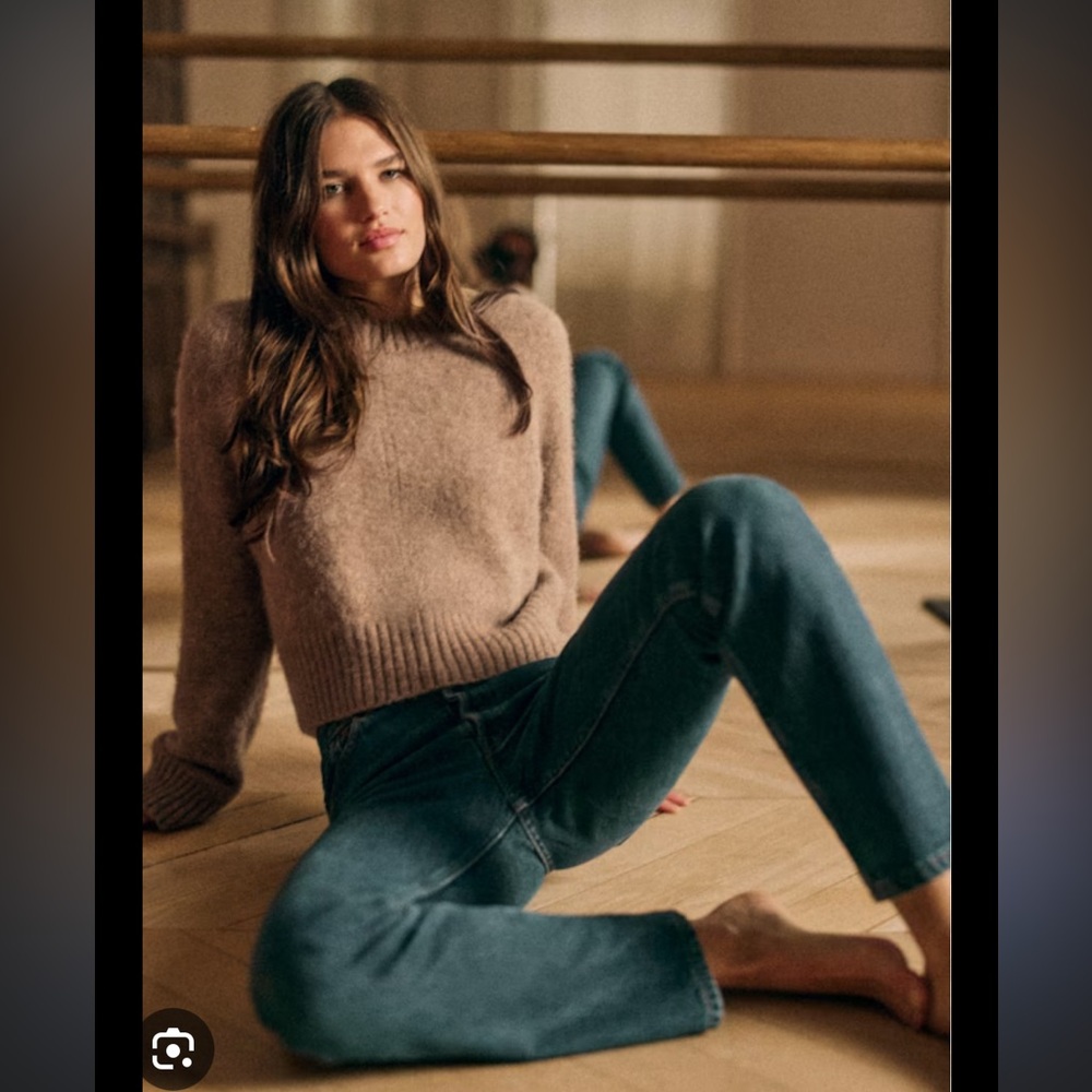 Sezane Sama Jumper in Taupe